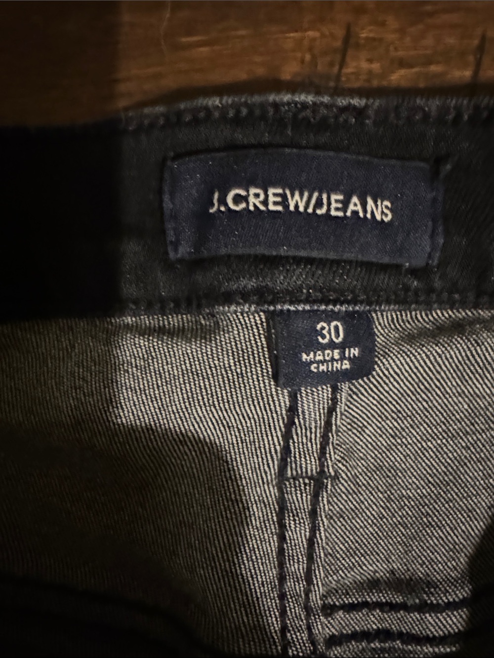 J. Crew Women’s Black Demi-Boot Crop Jeans with Raw Hem - Picture 2 of 6